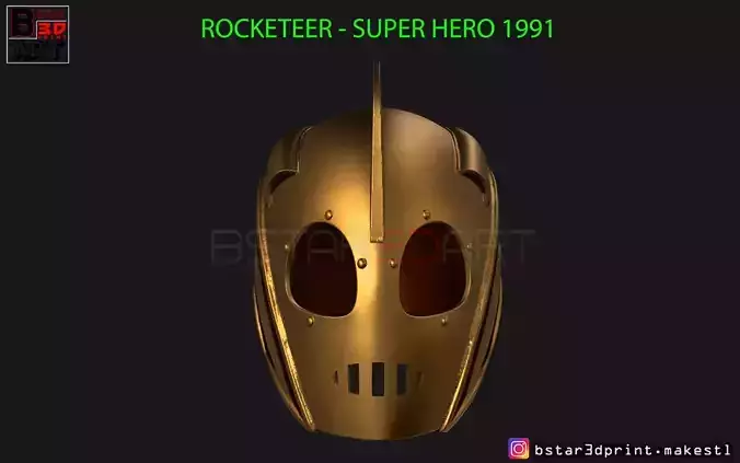 The Rocketeer Helmet - Super hero 1991  3D print model