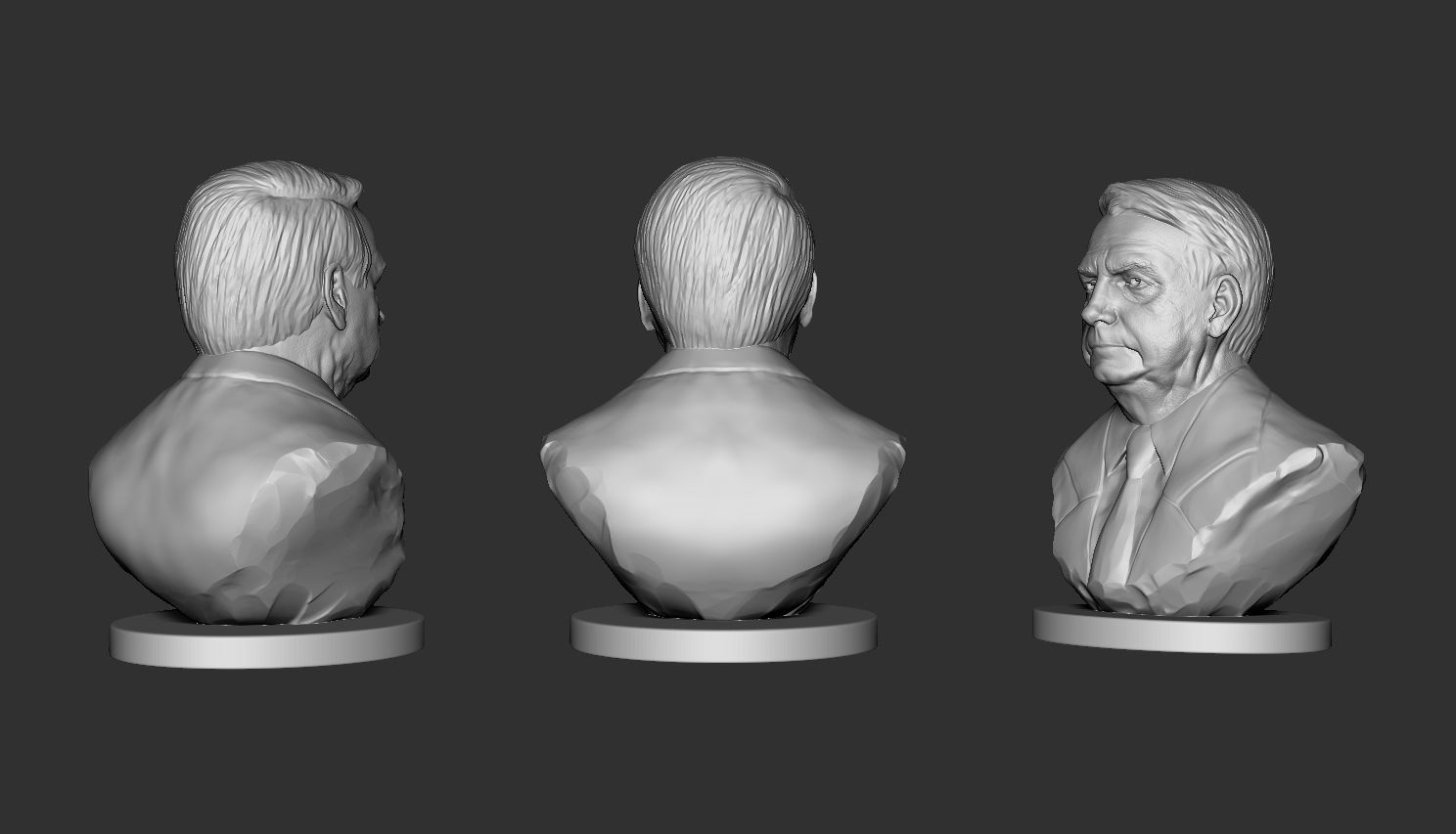 Jair Bolsonaro 3D print model_5