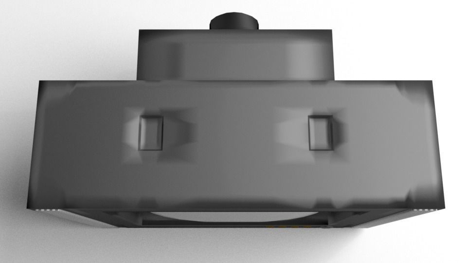 Tele-Vision Monitor 32inch 3D model_2
