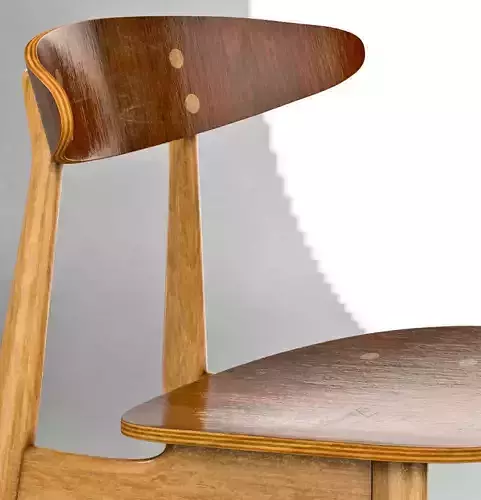 CH wooden chair