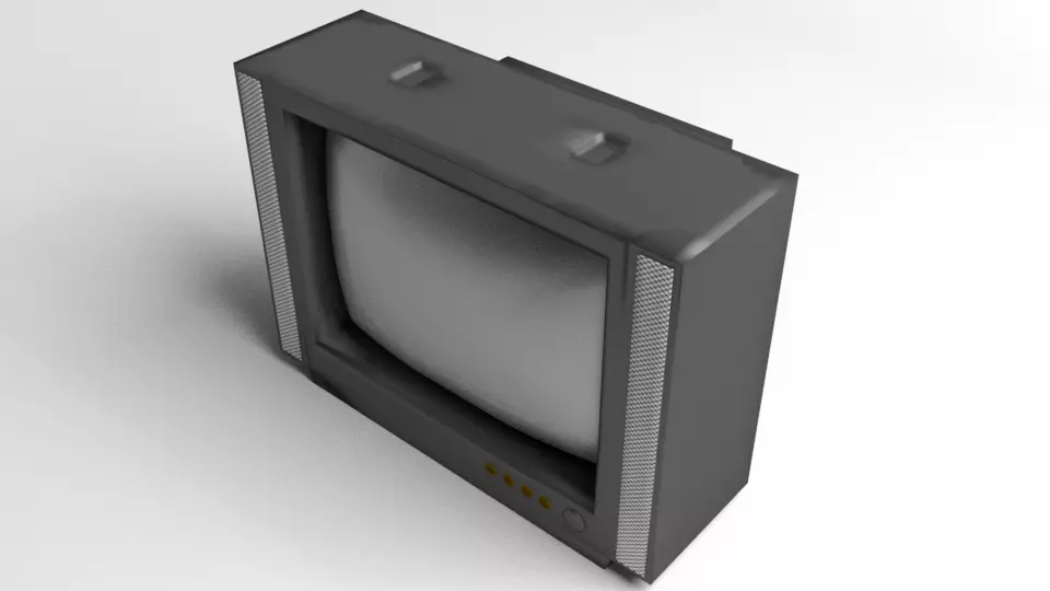 Television Monitor 38inch 3D model_0