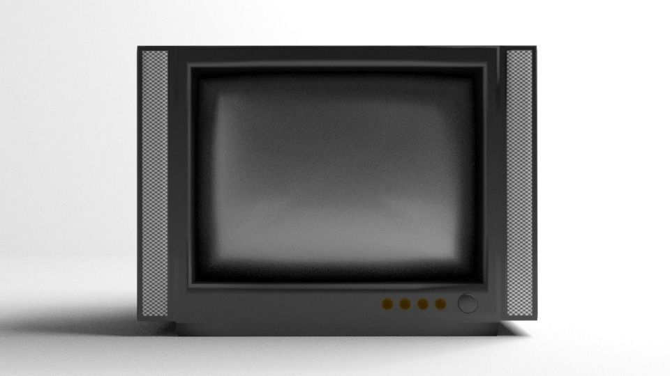 Television Monitor 38inch 3D model_1