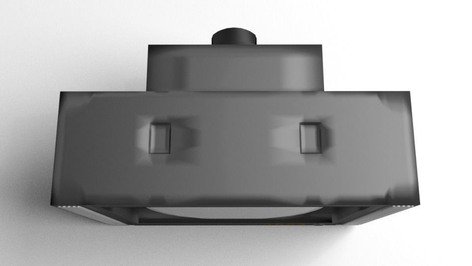 Television Monitor 38inch 3D model_2