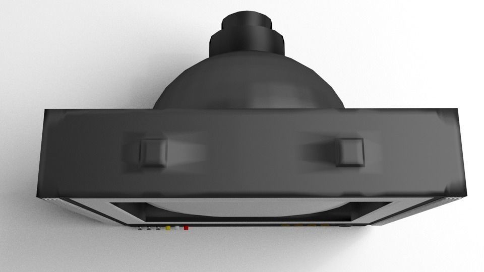 Television Monitor 40inch 3D model_2