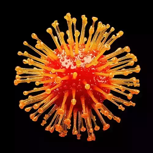 Coronavirus COVID 19 3D model