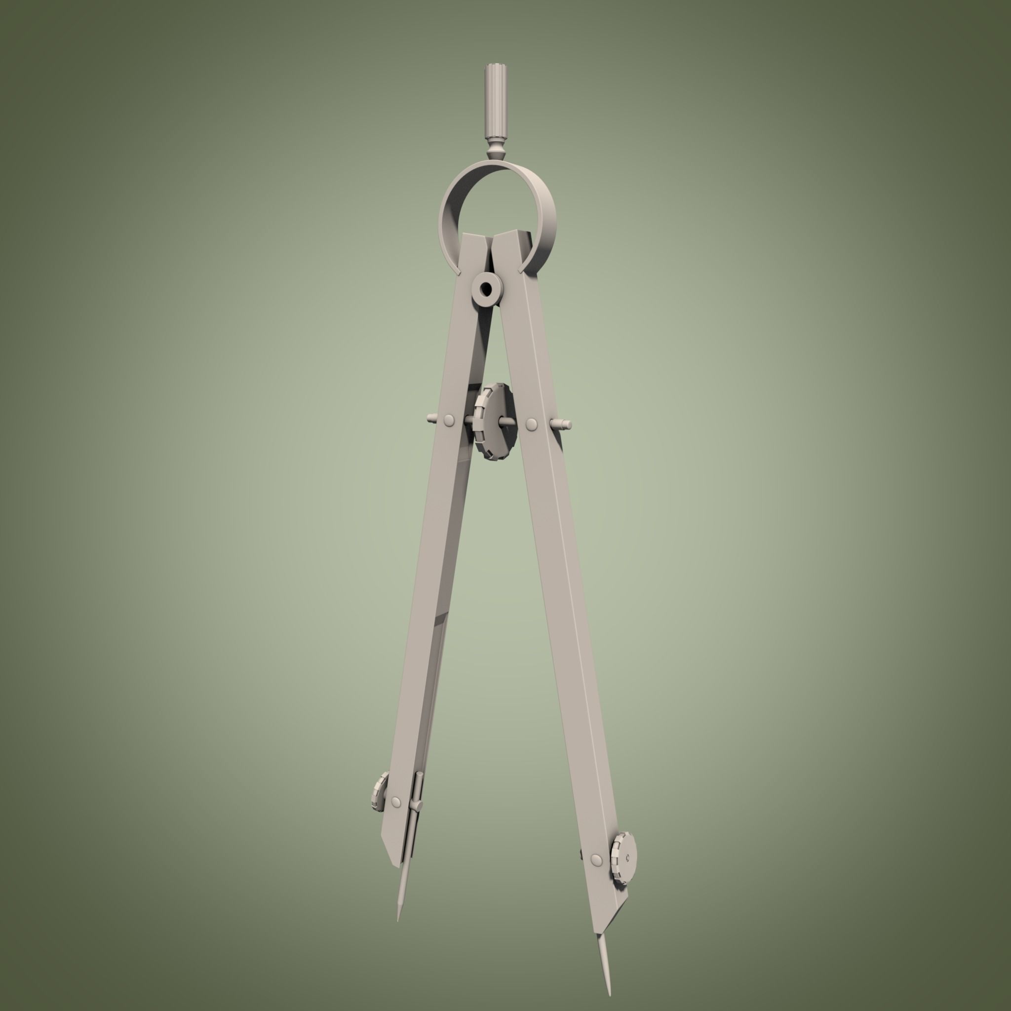 Drawing Compass 3D Model 3D model_7