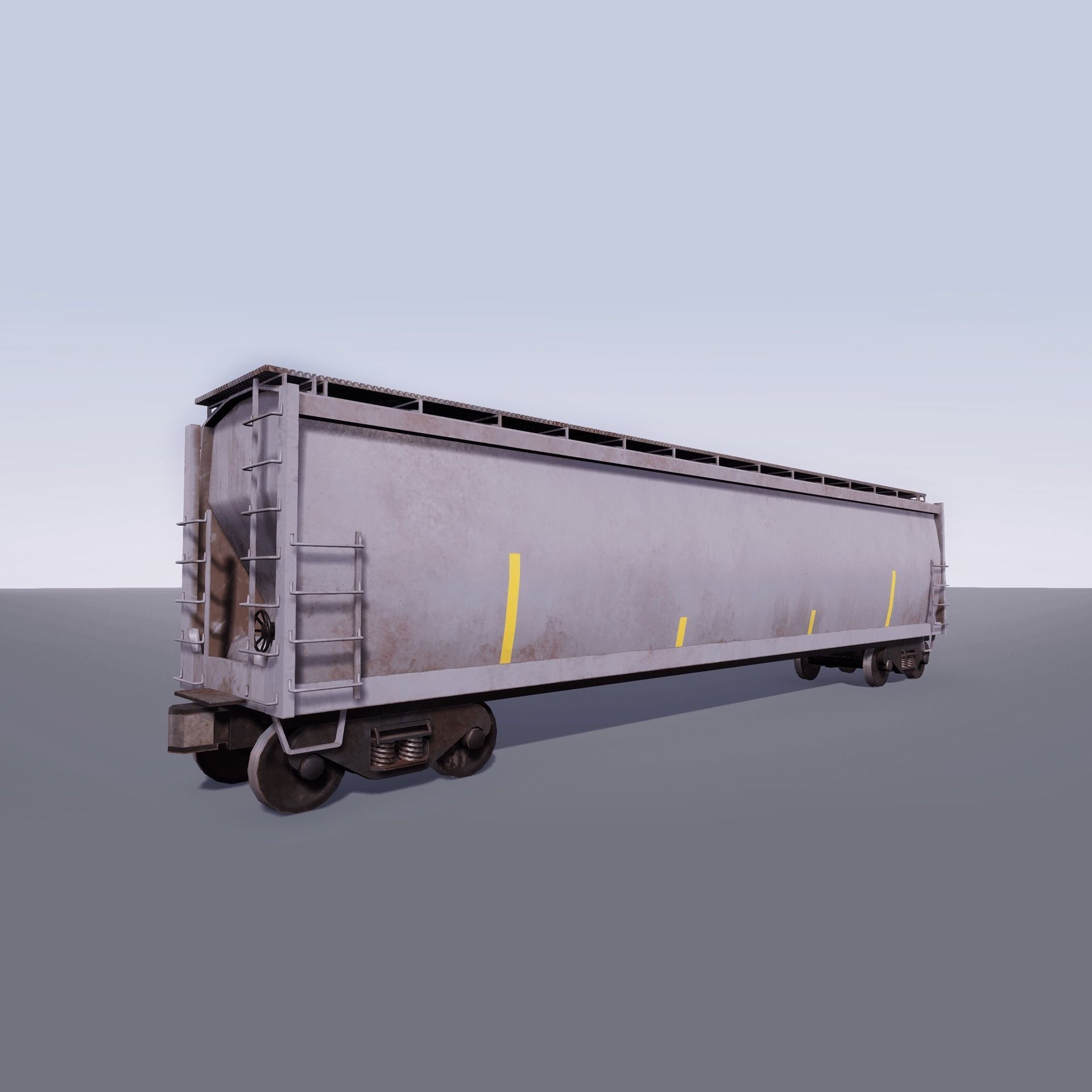 Trains Pack Low-poly 3D model_9