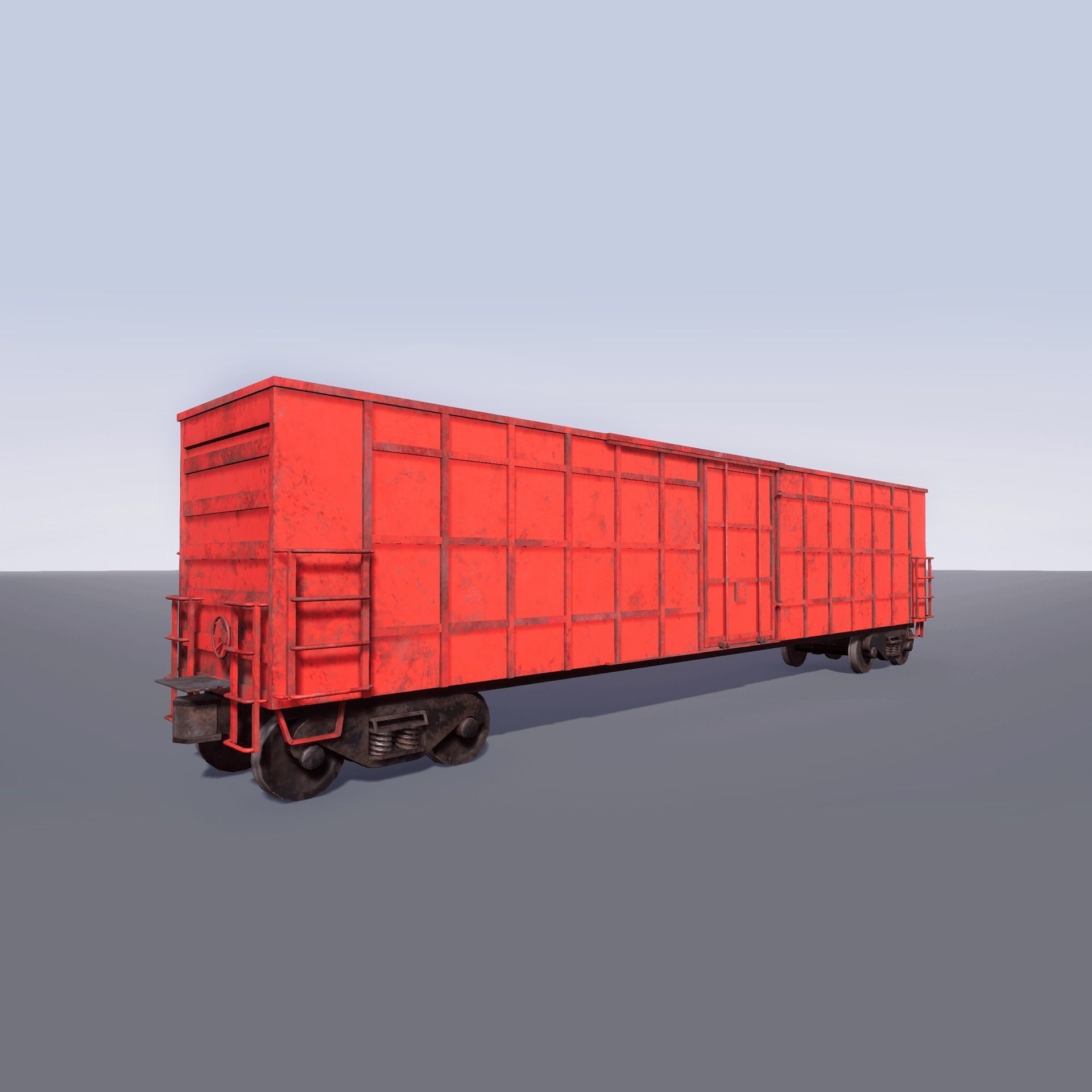 Trains Pack Low-poly 3D model_7
