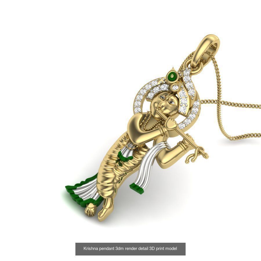 43 Spiritual pendant 3dm render detail 3D Model Collection_32