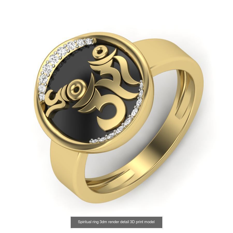 43 Spiritual pendant 3dm render detail 3D Model Collection_9