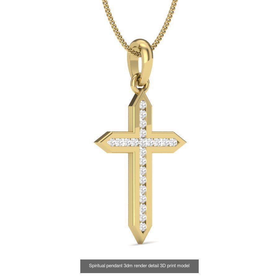 43 Spiritual pendant 3dm render detail 3D Model Collection_23