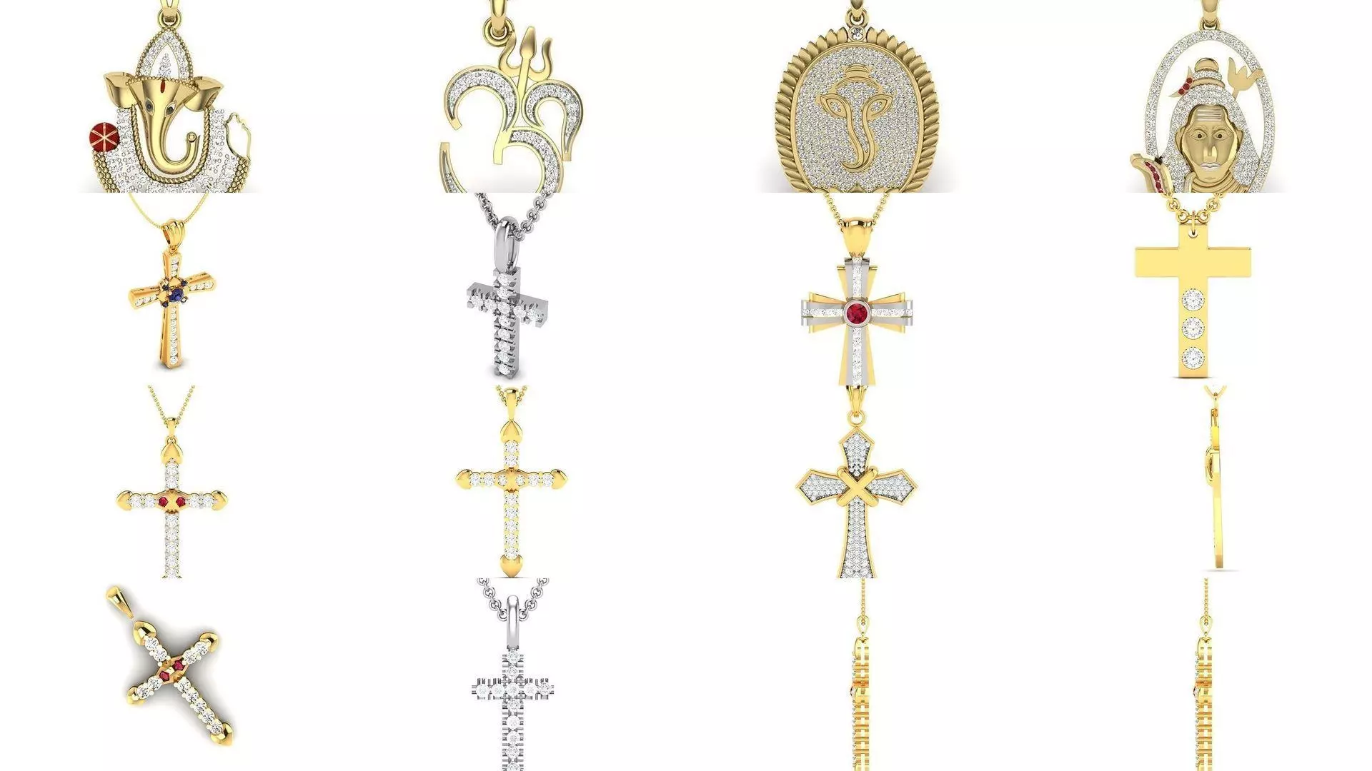 43 Spiritual pendant 3dm render detail 3D Model Collection_0