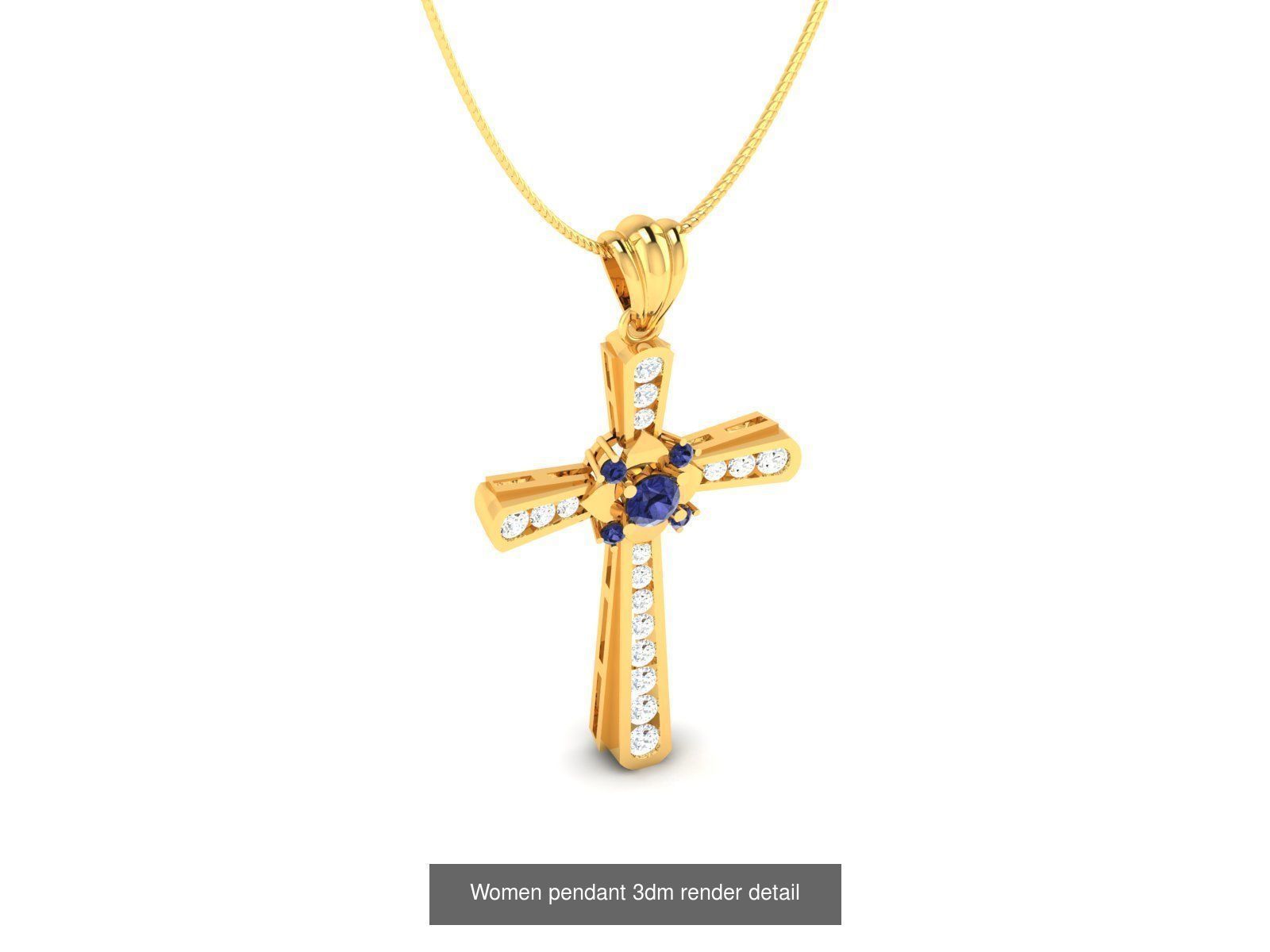 43 Spiritual pendant 3dm render detail 3D Model Collection_43