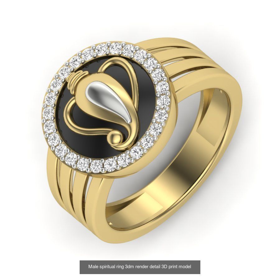 43 Spiritual pendant 3dm render detail 3D Model Collection_8