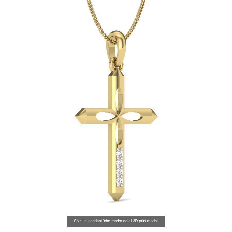 43 Spiritual pendant 3dm render detail 3D Model Collection_24