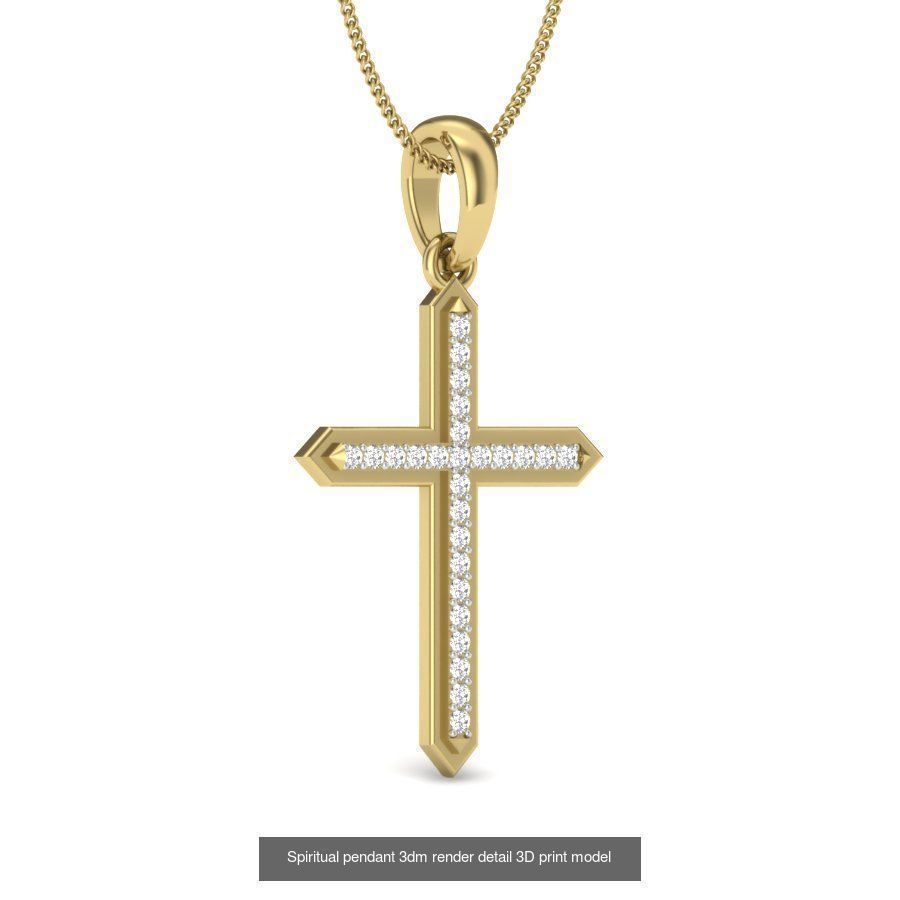 43 Spiritual pendant 3dm render detail 3D Model Collection_25