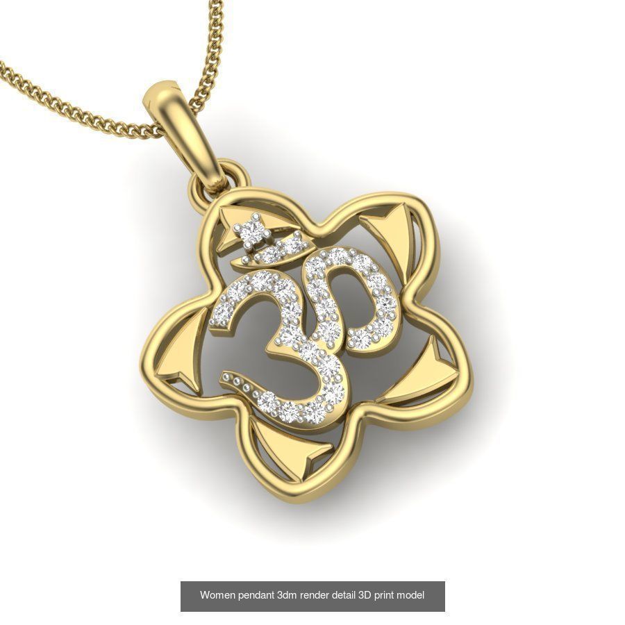 43 Spiritual pendant 3dm render detail 3D Model Collection_35