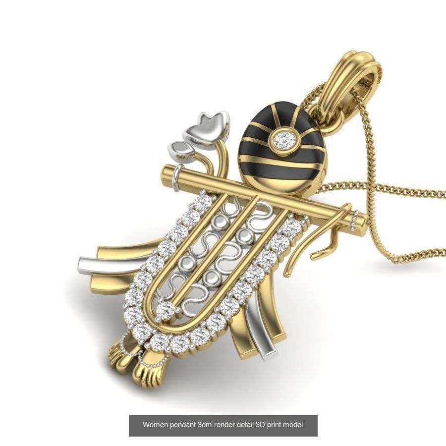 43 Spiritual pendant 3dm render detail 3D Model Collection_33