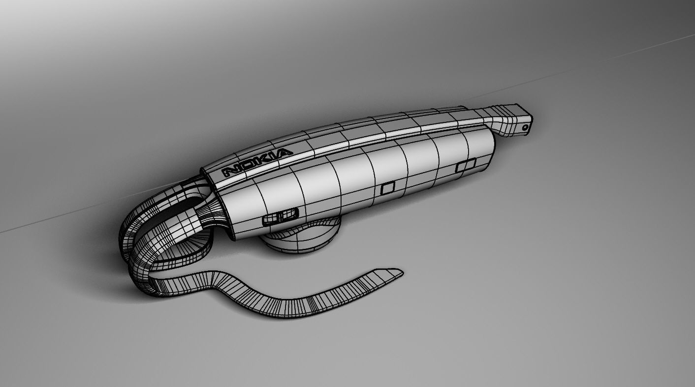 Nokia Headset BH-900 3D model_1