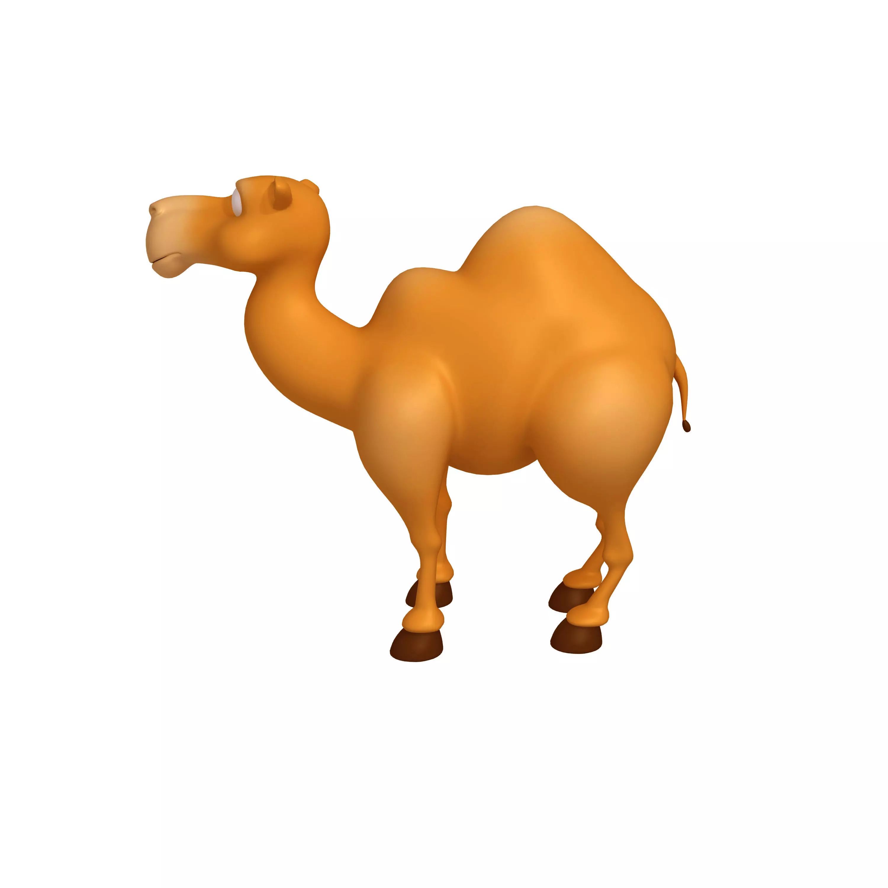 Camel Cartoon 3D model_0