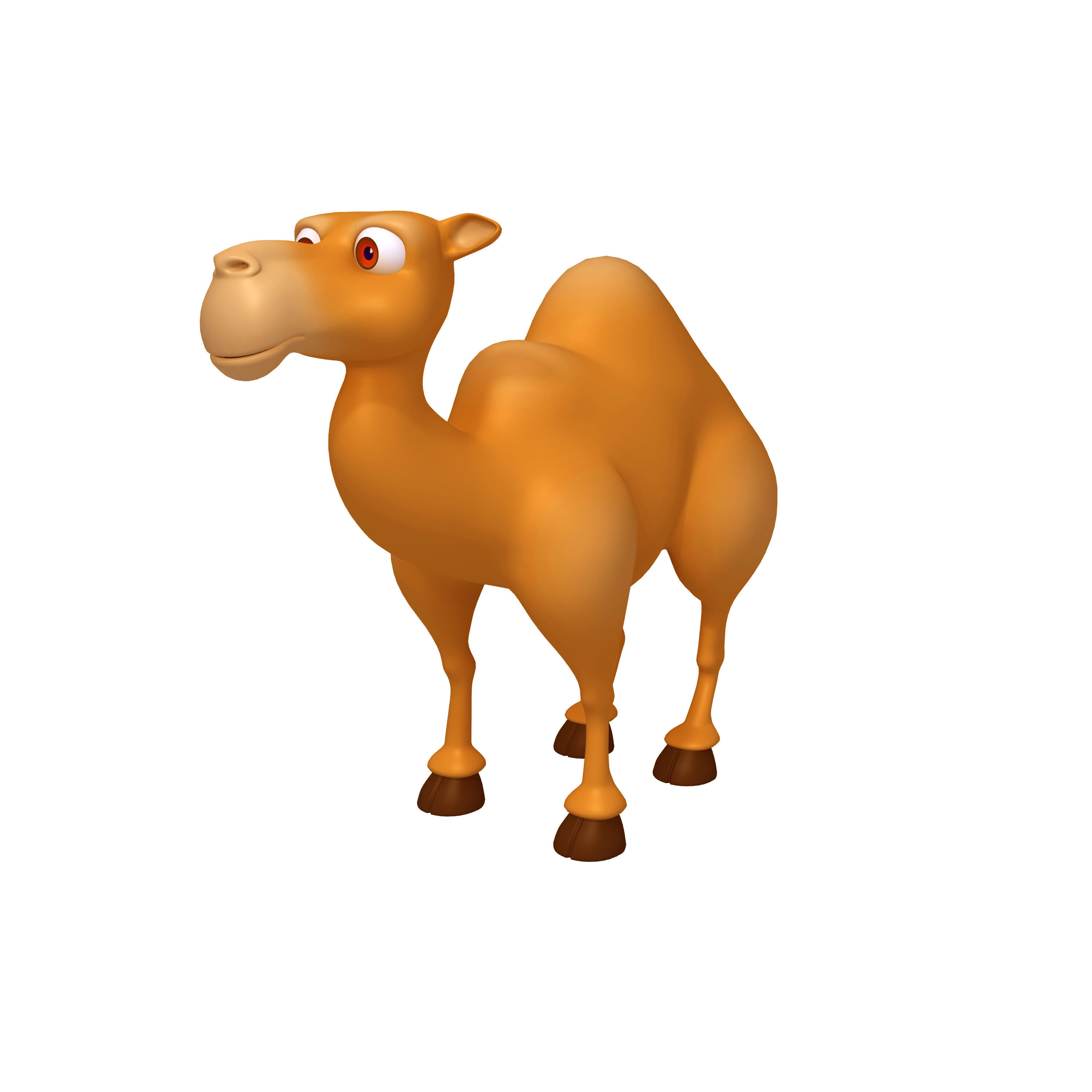 Camel Cartoon 3D model_1