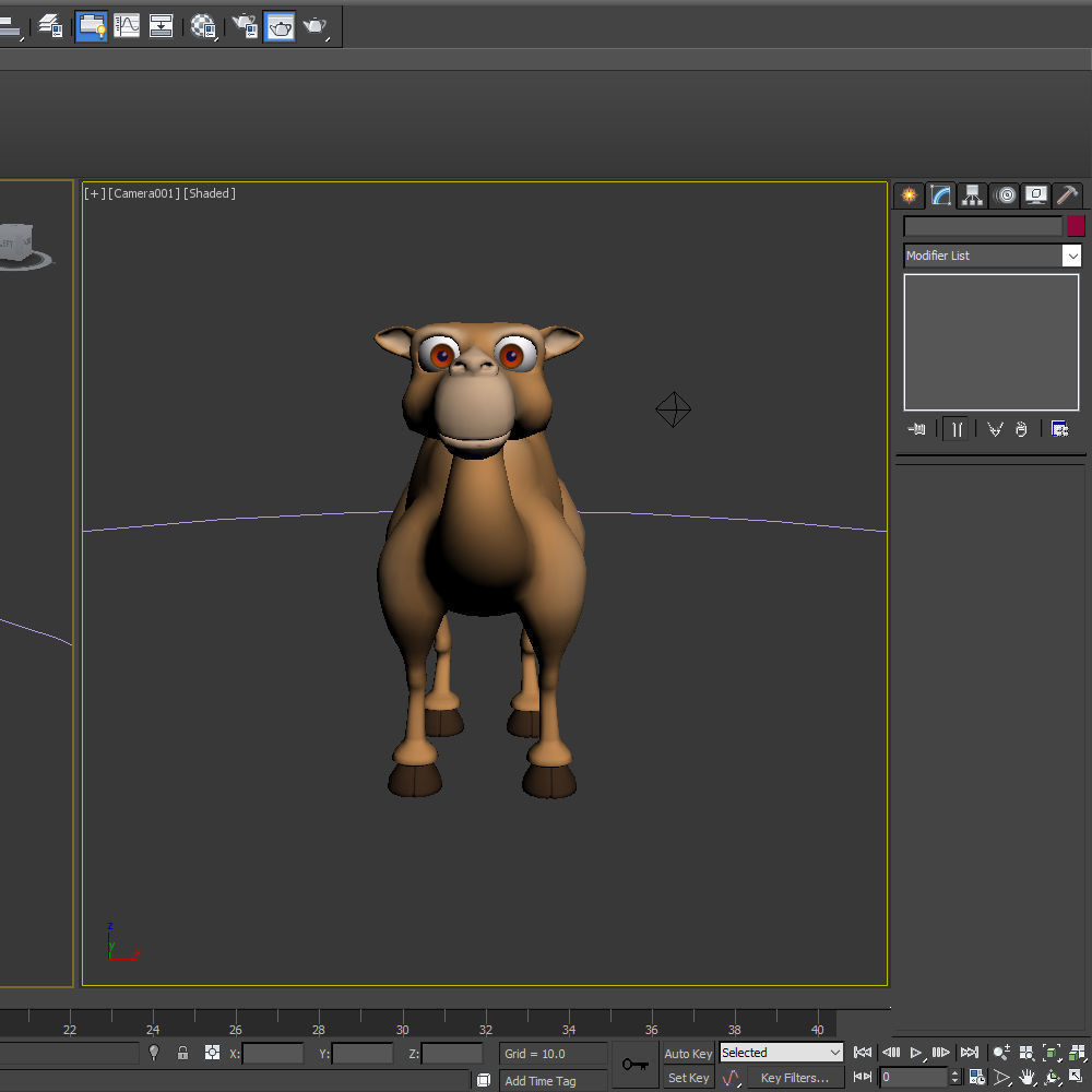 Camel Cartoon 3D model_16