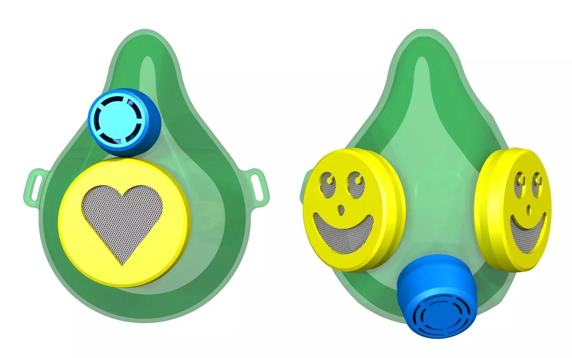 Flexible Covid Mask Free 3D print model_0