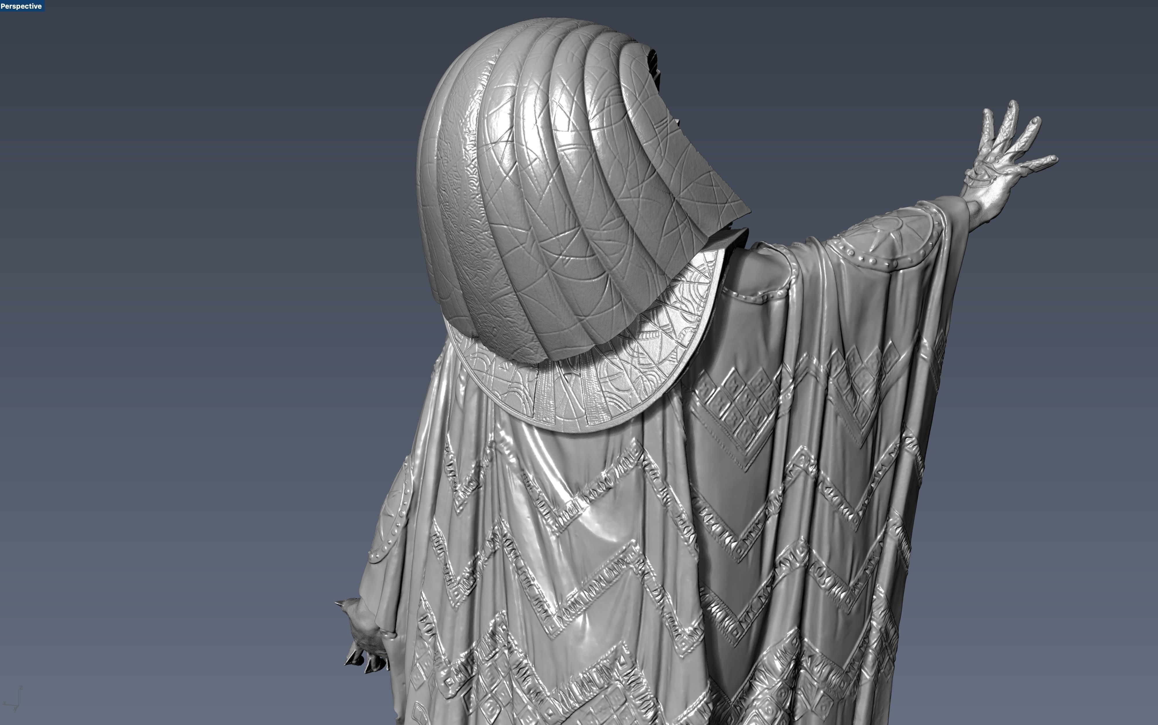 Stargate Ra scale figure 3D print model_6