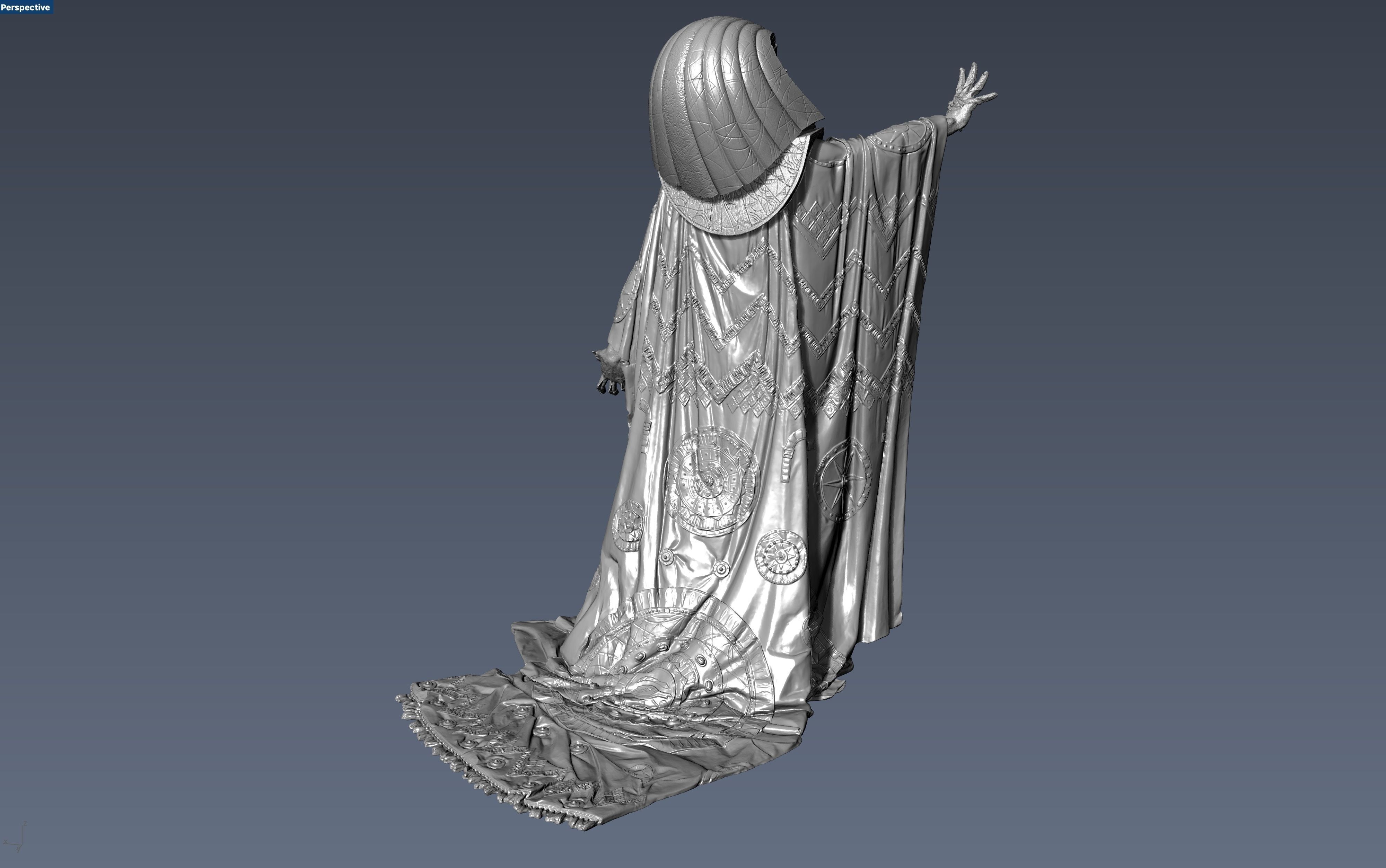 Stargate Ra scale figure 3D print model_5