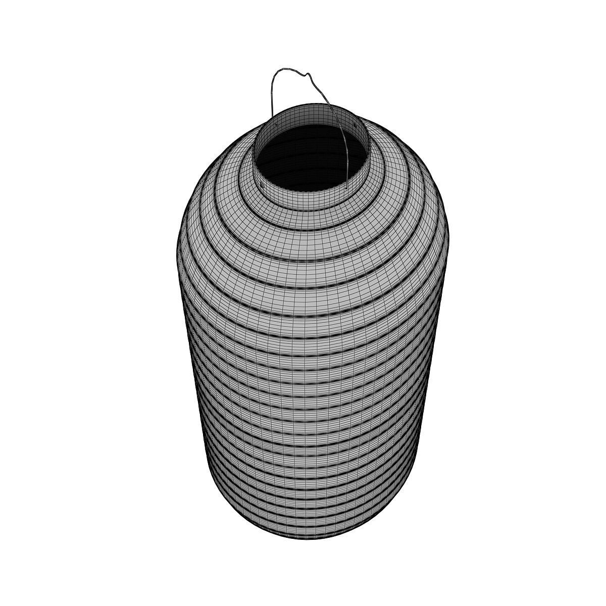 Paper Lantern 3D model_3