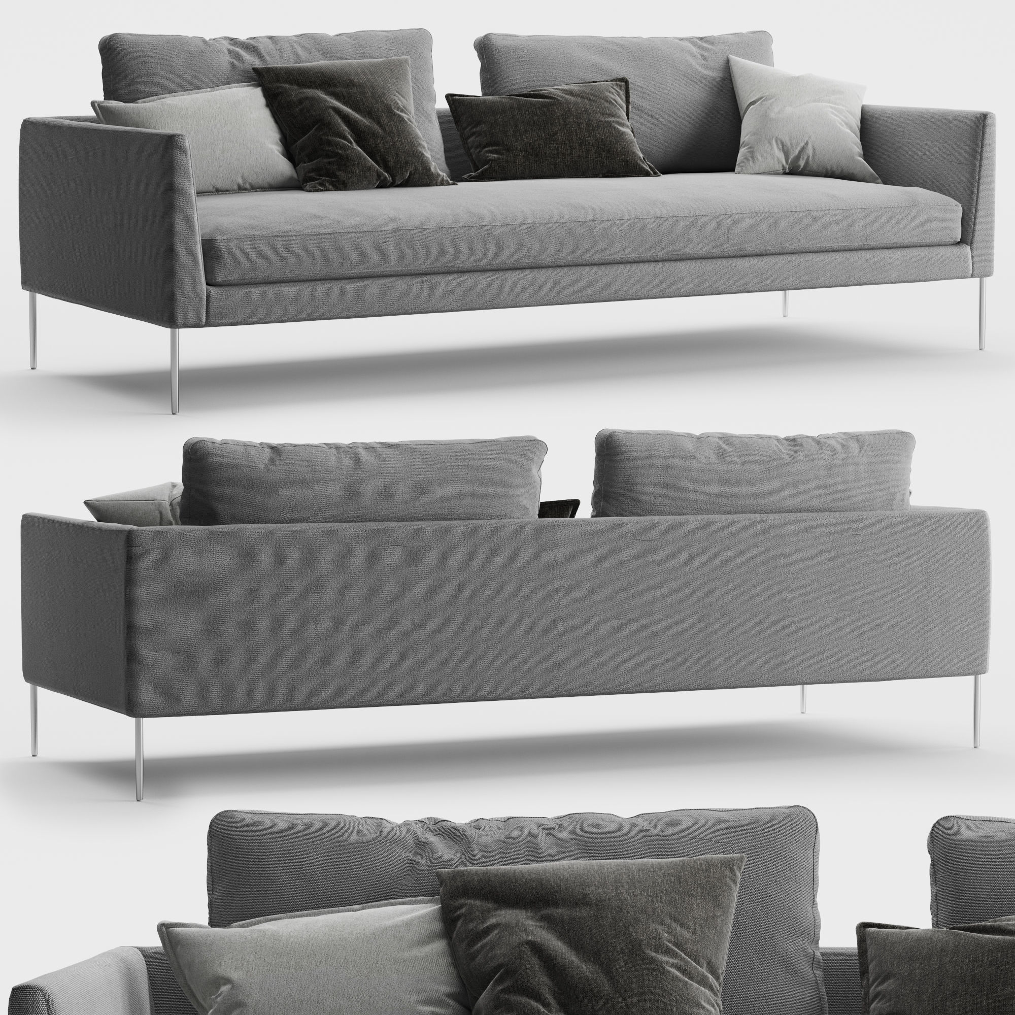 Cor Pilotis Sofa 3D model_1