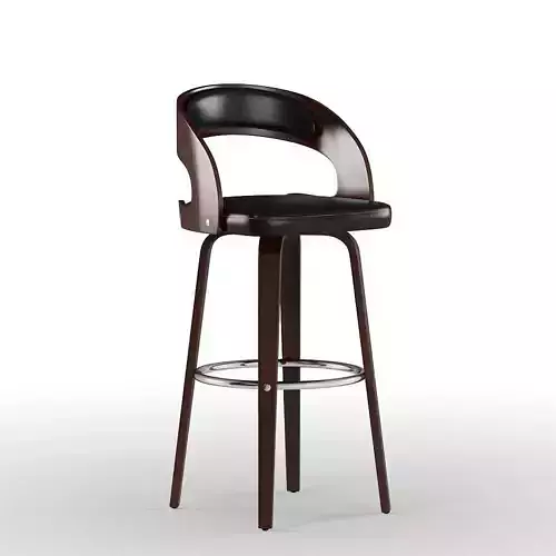 Gardner Barstool Black 3D model