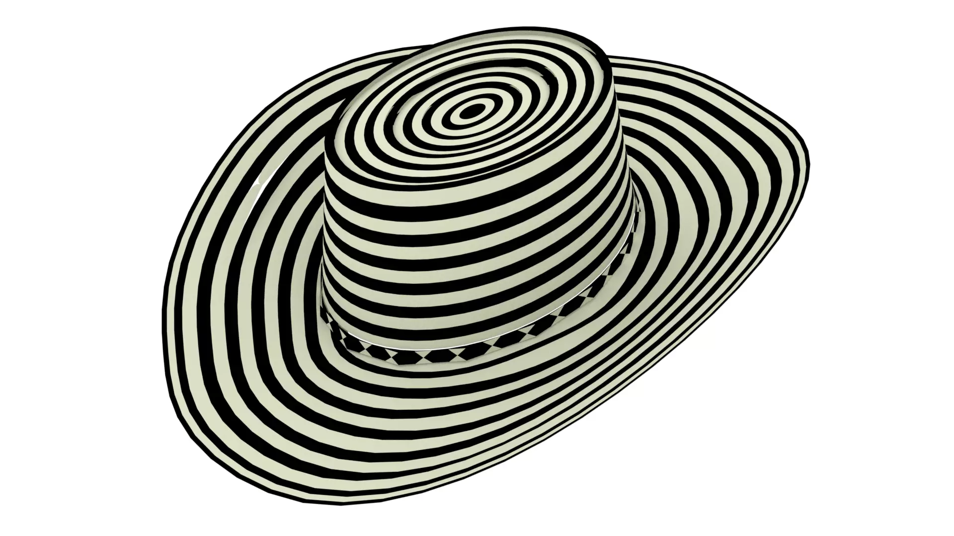 Colombian Hat 3D model_0