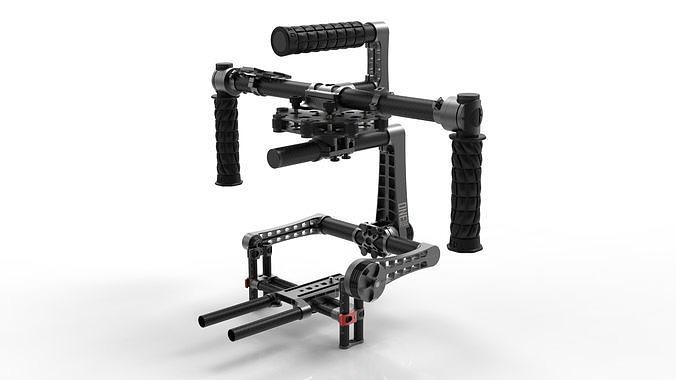 3 Axis Camera Stabilizer Gimbal BeSteady ONE Plus CAD 3D model