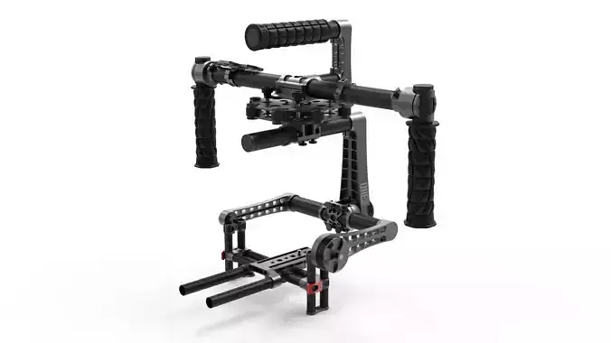 3 Axis Camera Stabilizer Gimbal BeSteady ONE Plus CAD 3D model