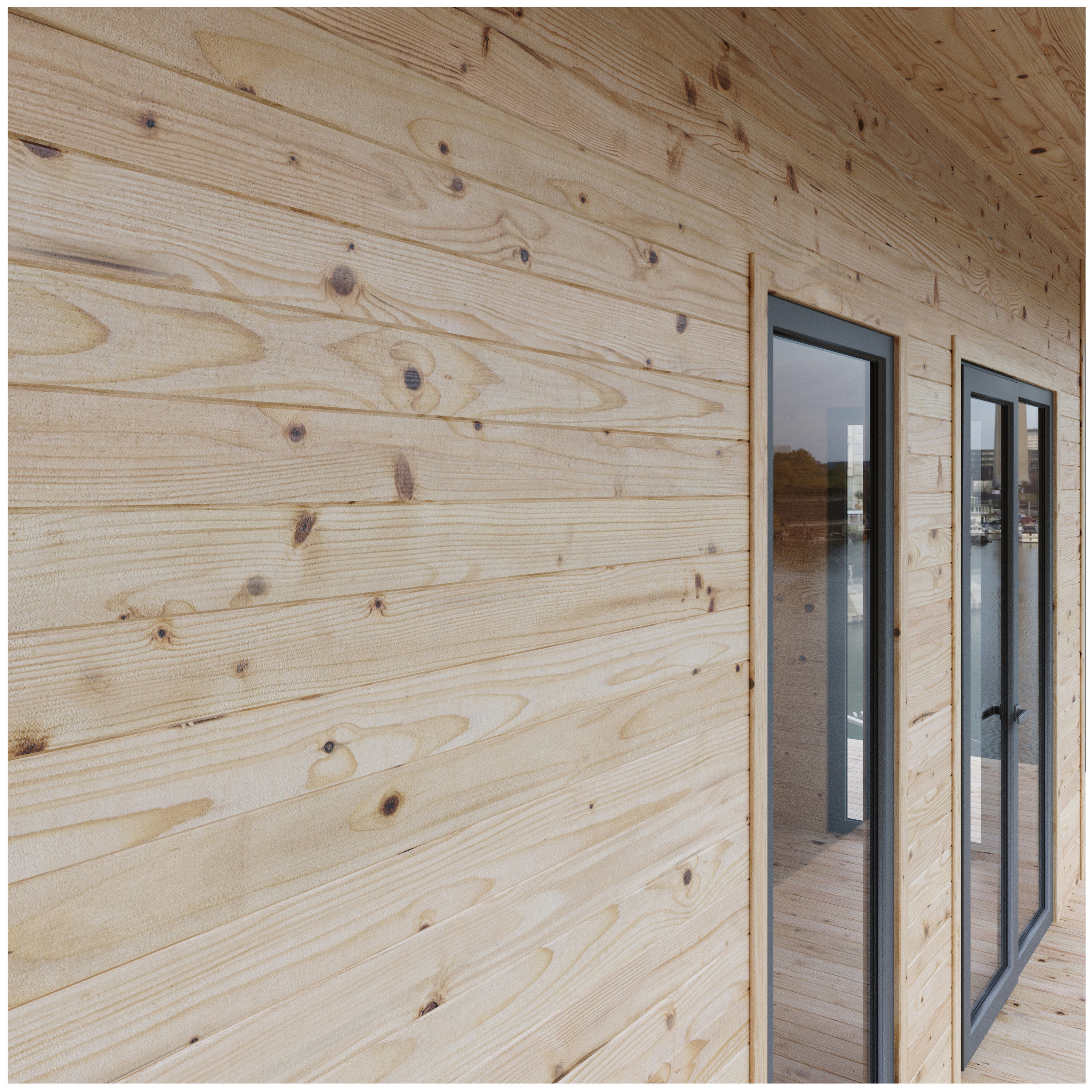 Modular house  bathhouse 3D model_5