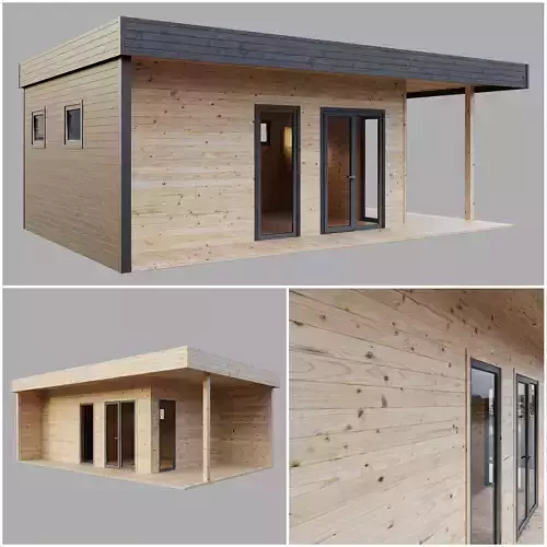 Modular house  bathhouse