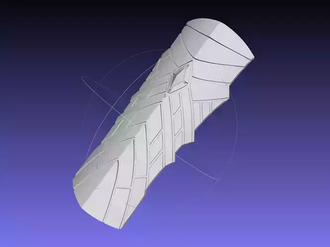 Bofuri Shield 3D-Printable Assembly 3D print model