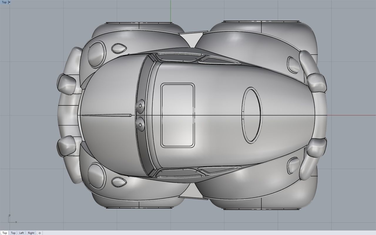 Buggy Toy Car 3D model_5