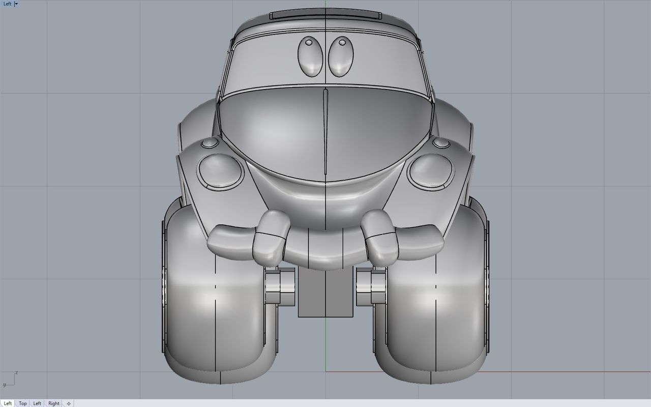 Buggy Toy Car 3D model_3