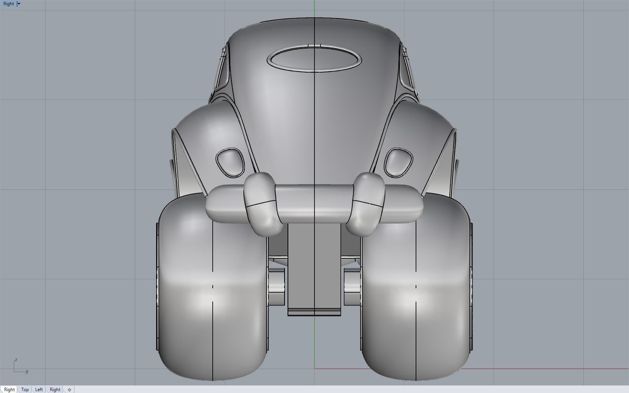 Buggy Toy Car 3D model_1