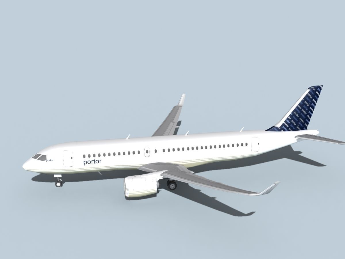 Bombardier CS100 Portor 3D model_9