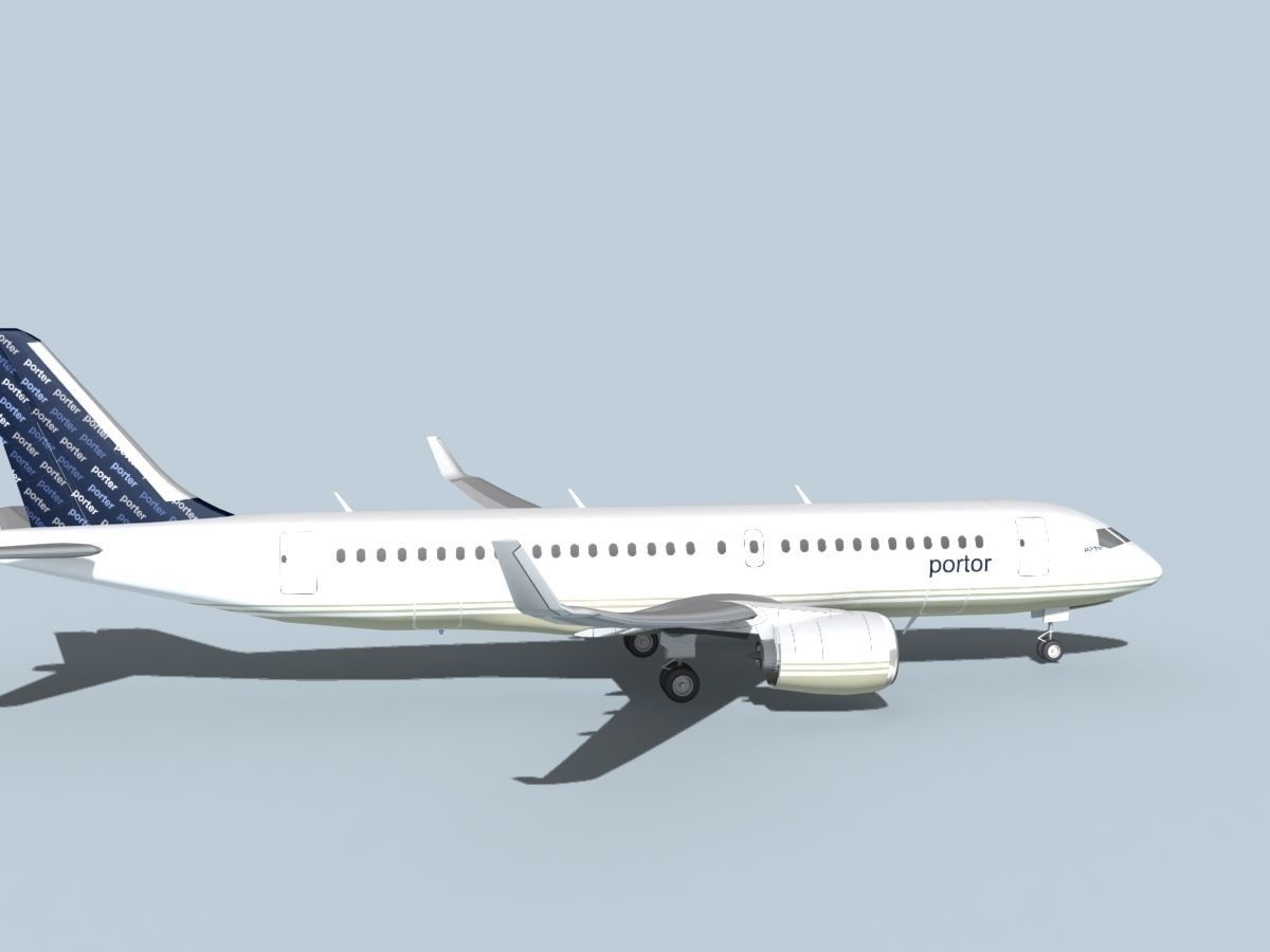 Bombardier CS100 Portor 3D model_4