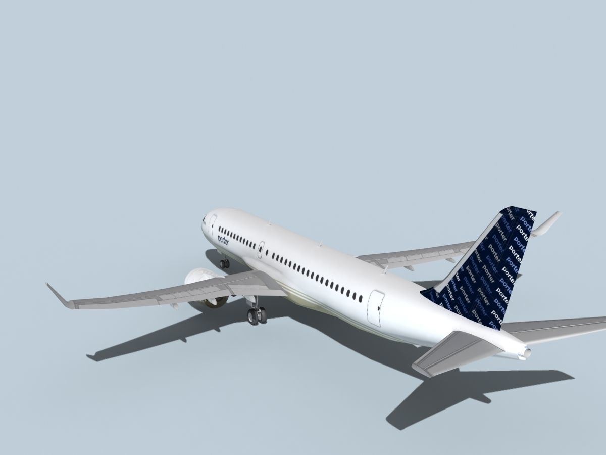 Bombardier CS100 Portor 3D model_7
