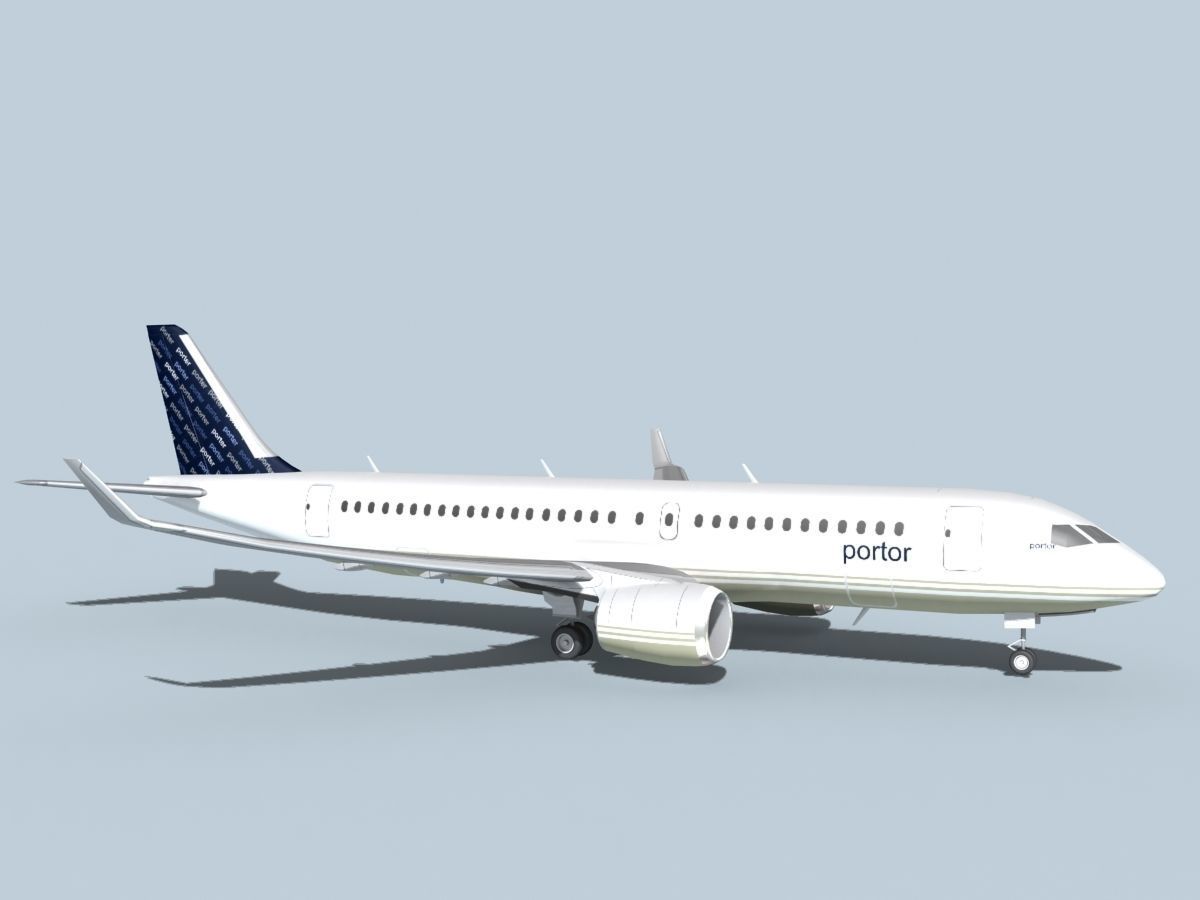 Bombardier CS100 Portor 3D model_3