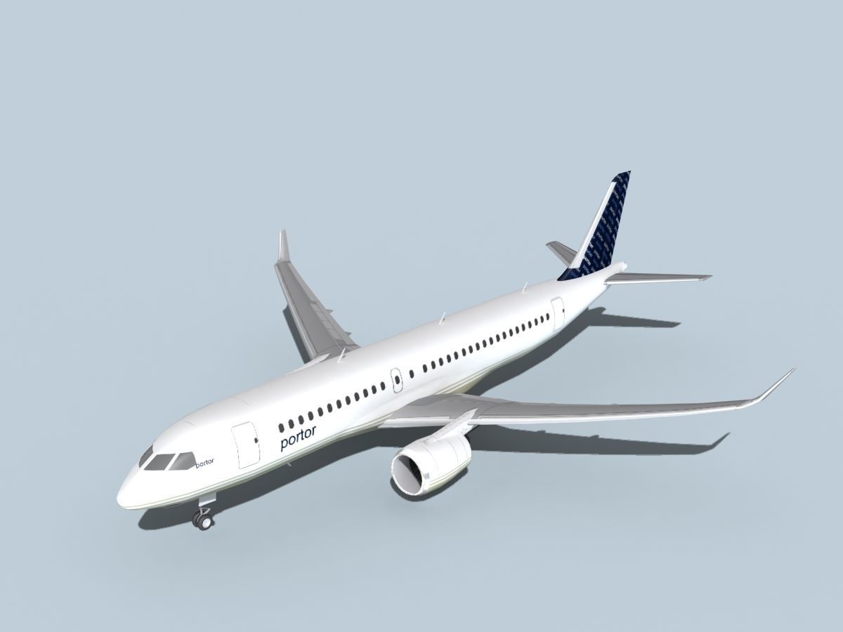 Bombardier CS100 Portor 3D model_10