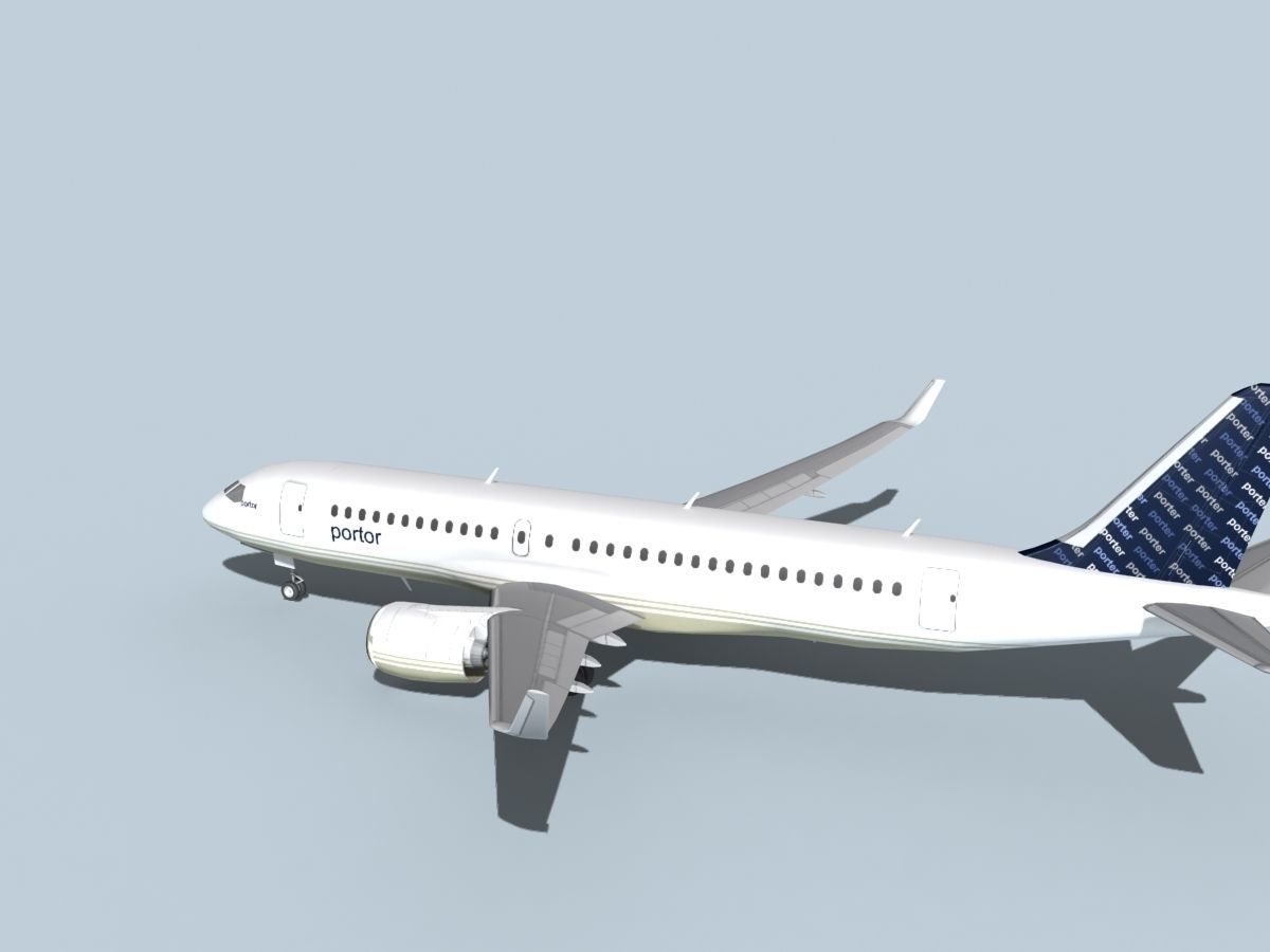 Bombardier CS100 Portor 3D model_8
