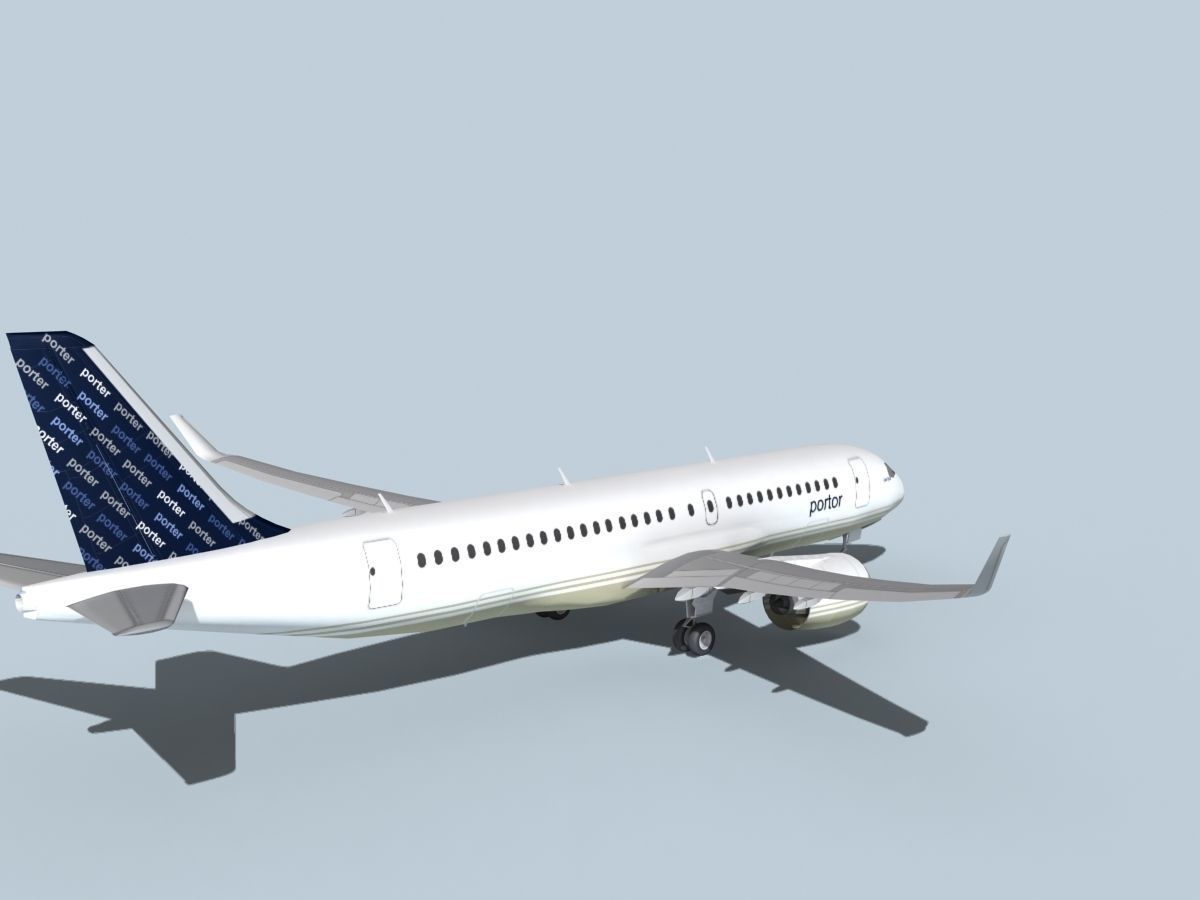 Bombardier CS100 Portor 3D model_5