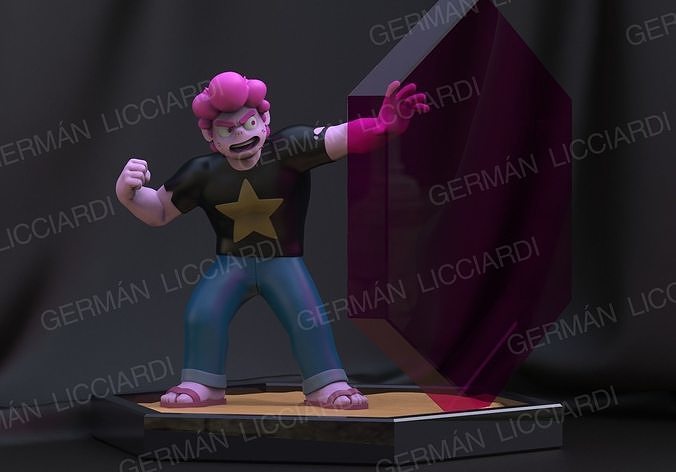 Steven Universe Future -attack pose 3D print model