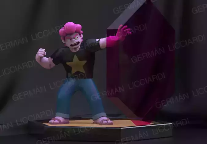 Steven Universe Future -attack pose 3D print model